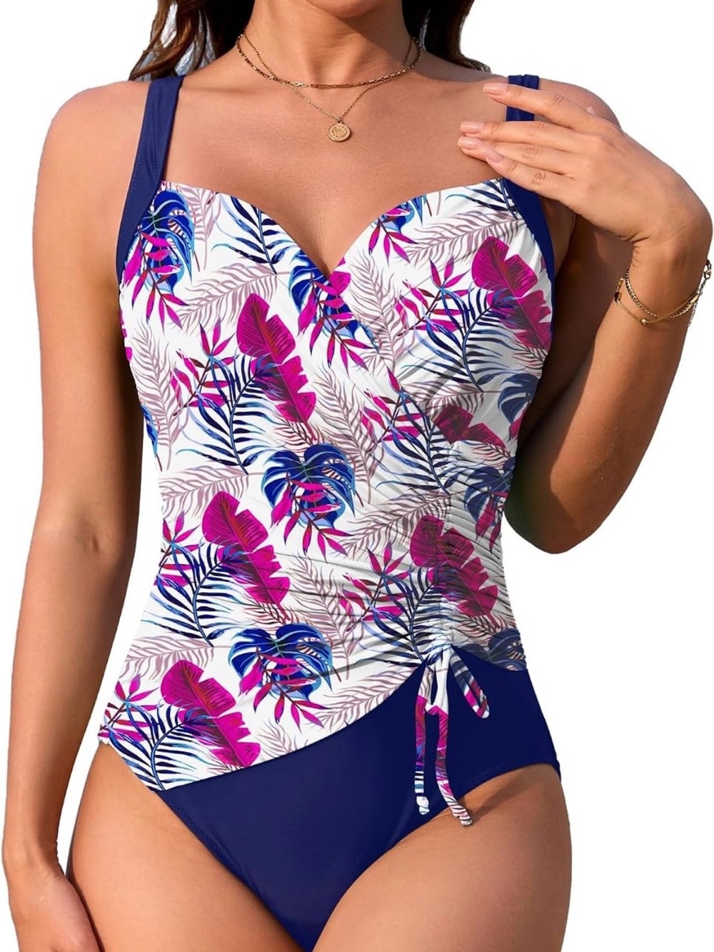 Women's 1 piece  swimsuit size S (US 4) Underwire pushup/tummy tucking